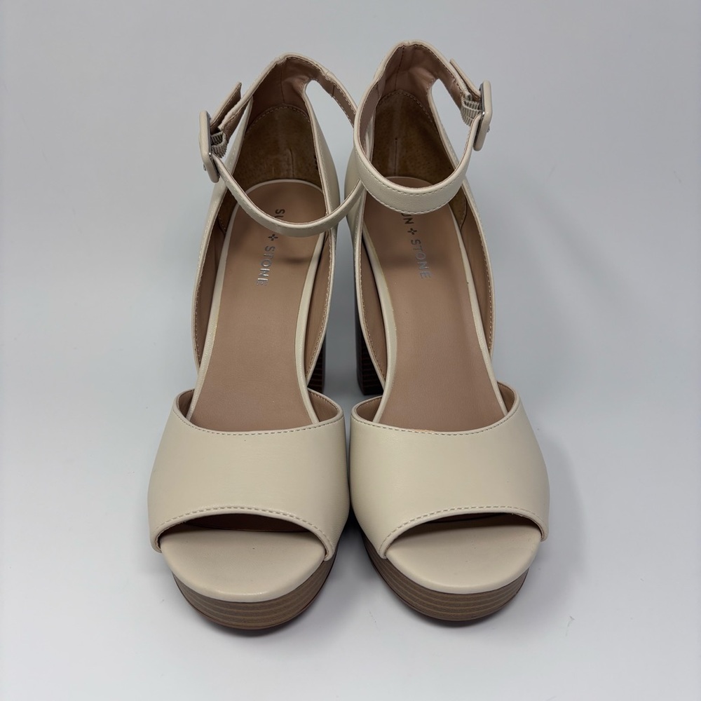 Sun + Stone Reemaa Heel Sandals 11 - Picture 3 of 7